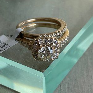 Diamond Engagement Ring with Band